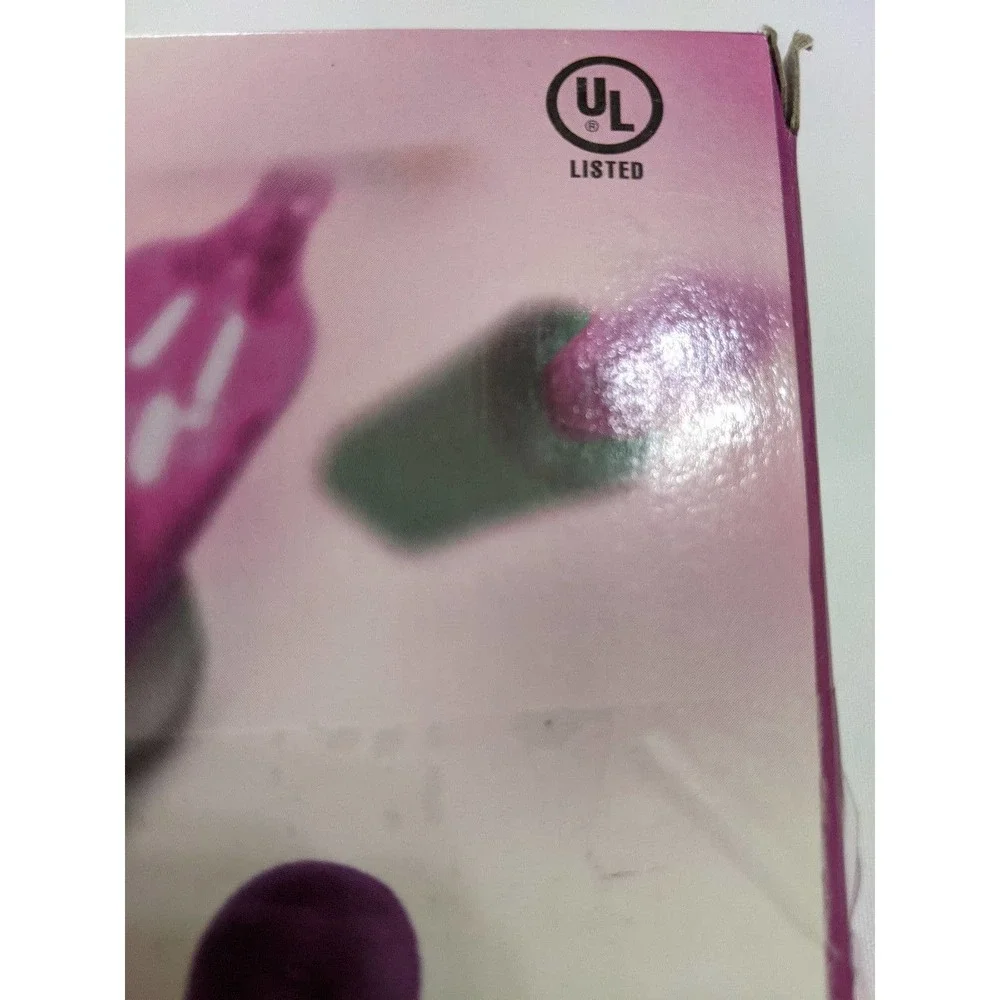 VINTAGE Mini Light Set Purple with Green Cord Halloween/Xmas Indoor/Outdoor 1999